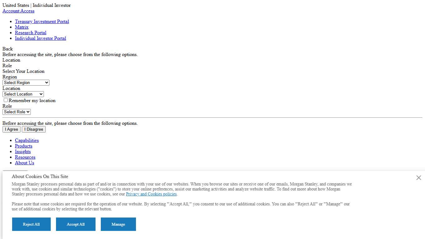 Mutual Funds & Unclaimed Property | Morgan Stanley
